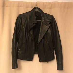Halogen Leather Jacket